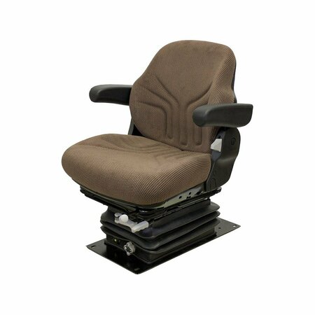 AFTERMARKET 6796 Brown Uni Pro Air Seat Mechanical Suspension Fits John Deere 2750 2755 2950 SEQ90-0199